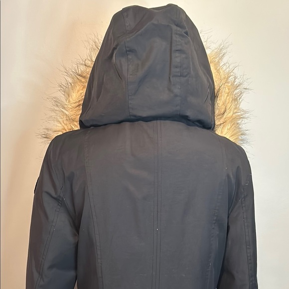 Ski Jacket with Faux Fur Hood and Insulation - Picture 5 of 17